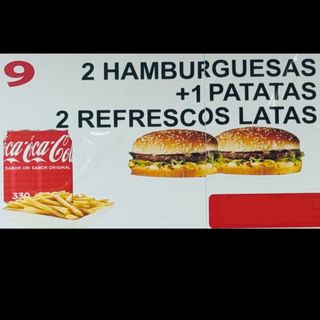 Menú 2 Hamburguesas