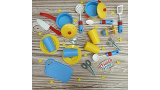 Игровой набор посуды с сушилкой