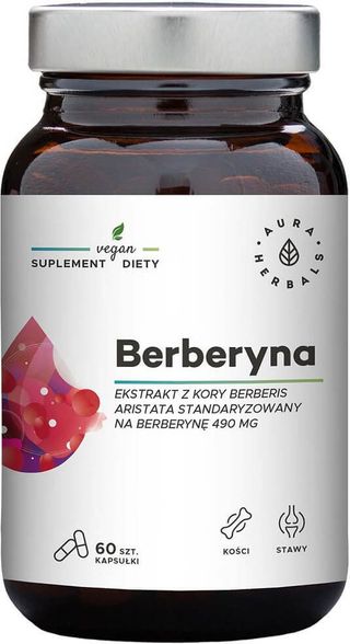 Berberyna 500mg 60kaps.Aura Herbals