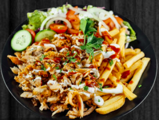 Plato Kebab Pollo O Ternera