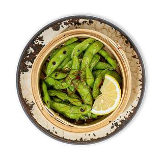 2.Edamame a la brasa