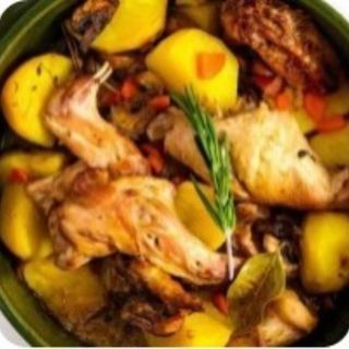 Coelho à Caçador + Sopa 