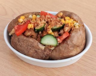 Kumpir z kurczakiem duży