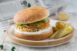 Burger Nordique - Frites