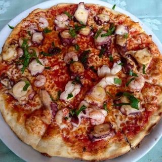 PIzza Polpo e Gamberetti (Mediana)