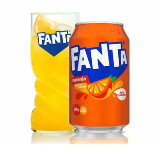 Fanta Naranja lata 330ml.