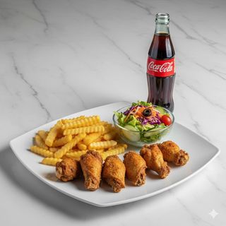 Menú De Plato De Alitas (6 Uds.)