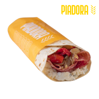 Salame, gorgonzola e zucchine grigliate