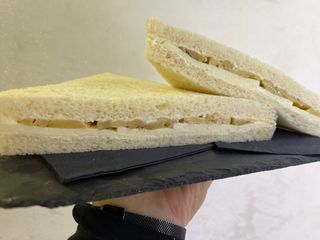 Tramezzino funghi e mozzarella