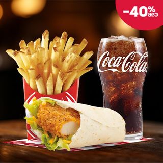 ცხარე ქათმის ვრეპის კომბო