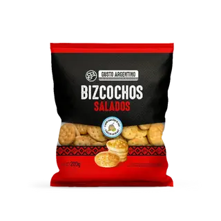 Bizcochos Salados Gusto Argentino X 200 Gr