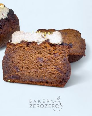 Porción bizcocho zanahoria