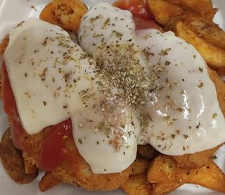 Snitel pui cu cascaval