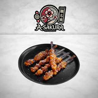 Brochetas De Pollo Yakitori Al Carbón (5uds)