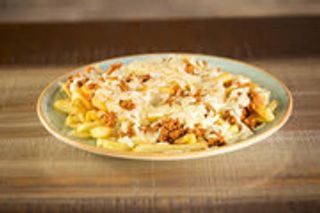 Patatas  Con Carne Y Queso