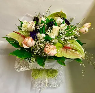 Bouquet Anturium e Rose