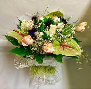 Bouquet Anturium e Rose