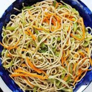 Vegetable boiled noodles 