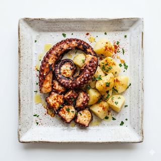 Pata De Pulpo A La Gallega (Brasa)