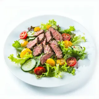 Ensalada Mixta Con Carne
