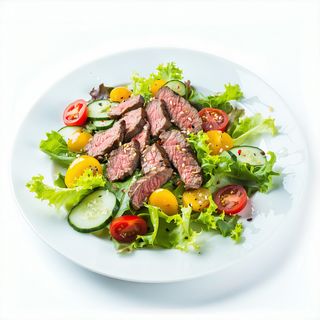 Ensalada Mixta Con Carne