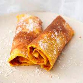 Crepe Recheado de Maçã e Canela (2 peças)