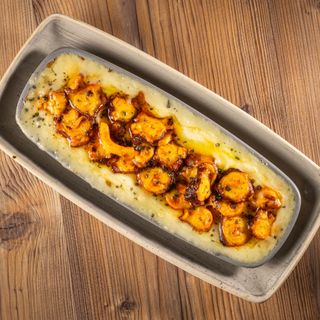 Pop amb parmentier de patata