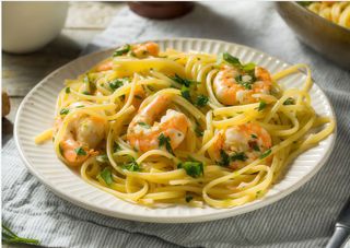 Espagueti Con Gambas