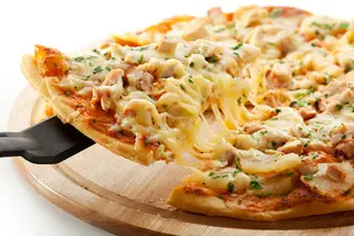 Pizza de pollo