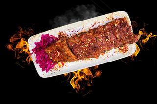 Coasta de porc chilly picanta