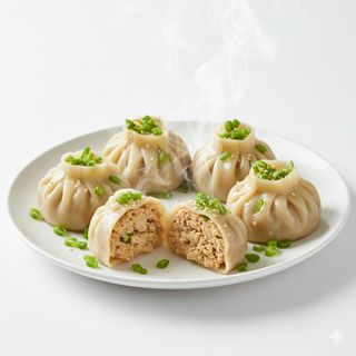 Ravioli di pollo al vapore 5 pezzi