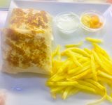 Tacos Shawarma + Coca