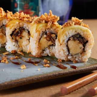 Uramaki foie con cebolla (8 uds.)