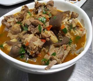 Goat meat pepper soup