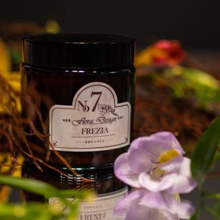 No.7 Frezia - Lumanare parfumata naturala handmade 150g, 10 zile