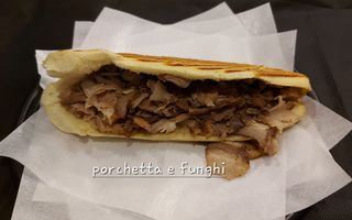 Porchetta e funghi trifolati