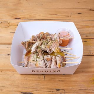 Spiedini di pollo e patate