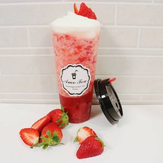 Bubble tea alla fragola