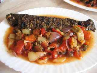 Pastrav la gratar 