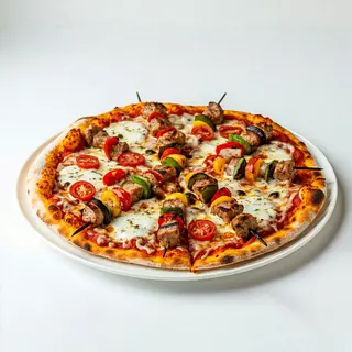 Pizza kebabs mixto
