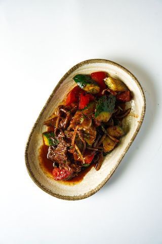 Салат из говядины