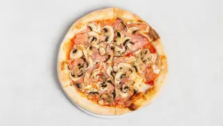 Cotto e funghi