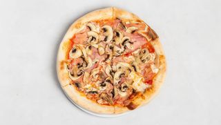 Cotto e funghi