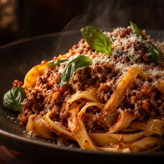 Tagliatelle al Ragú 450°