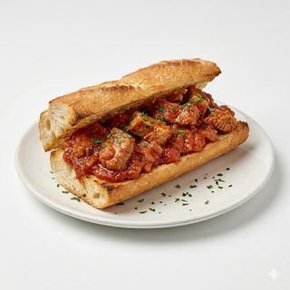 Bocadillo De Magro Con Tomate