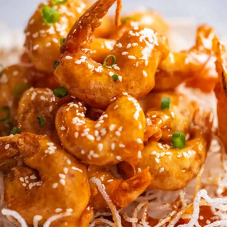 Camarão com mel/Honey Prawn