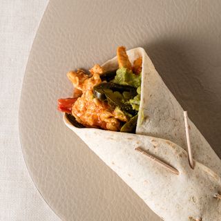 Fajita De Pollo Con Guacamole