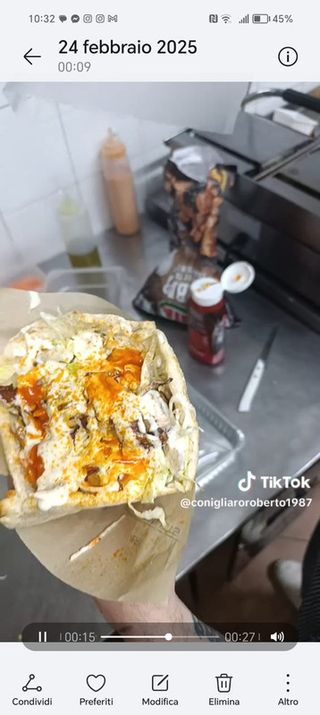Kebab panino