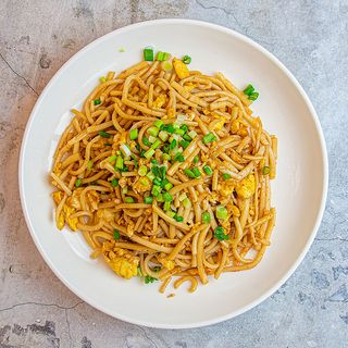 Лагманная лапша с яйцом