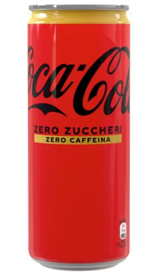 ● Coca cola Zero senza Caffeina 0,33 Cl 